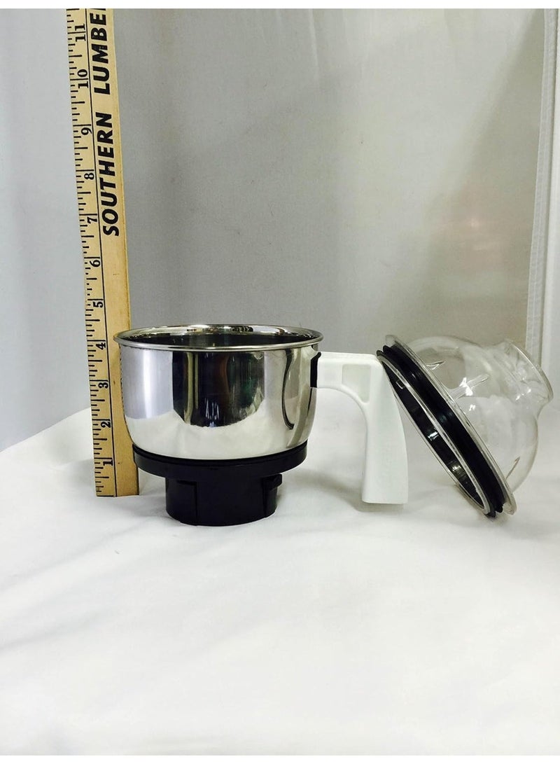 Preethi MGA 504 MGA-504 Stainless Steel Genie Jar, 0.5-Liter, Silver - Image 4